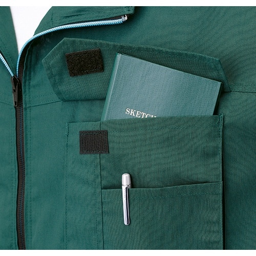 AUTO−BI 半袖つなぎ服1070−001ネイビ