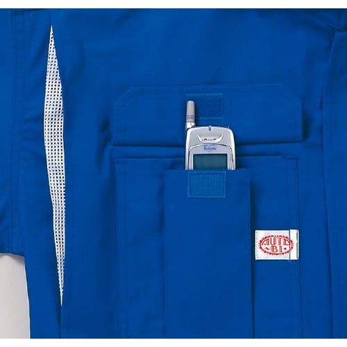 AUTO−BI 半袖つなぎ服3651−004スカイ