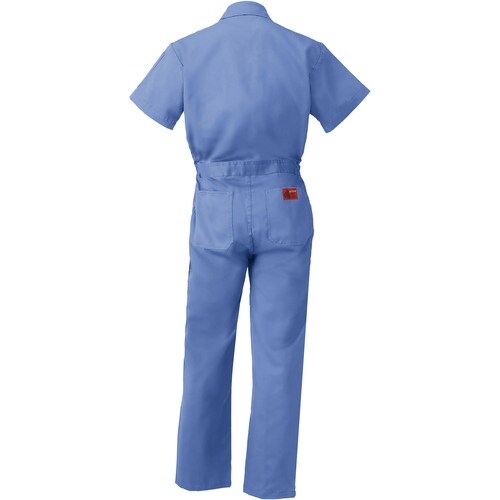 AUTO−BI 半袖つなぎ服1035−004スカイ