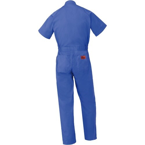 AUTO−BI 半袖つなぎ服6801−002マリン