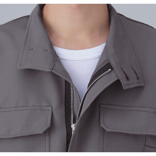 AUTO−BI 耐酸つなぎ服6100−001ネイビ