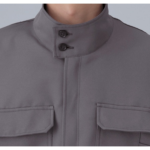 AUTO−BI 耐酸つなぎ服6100−007グレー