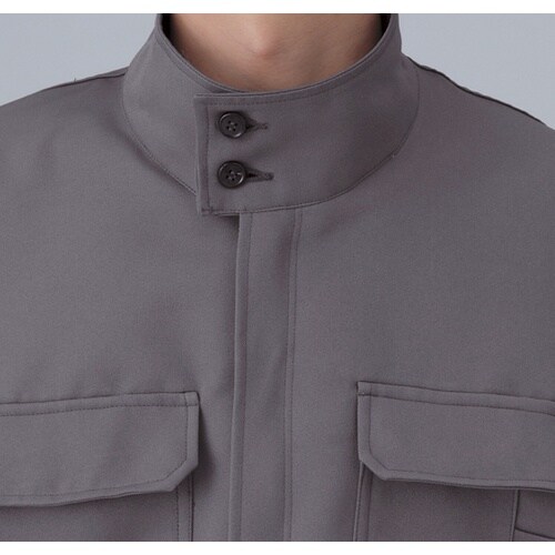 AUTO−BI 耐酸つなぎ服6100−007グレー