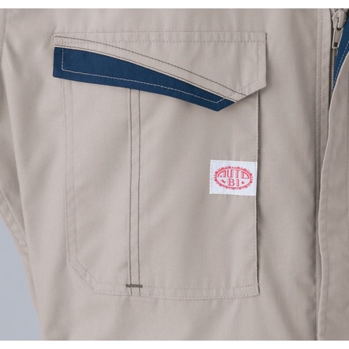 AUTO−BI 半袖つなぎ服8901−008シルバ