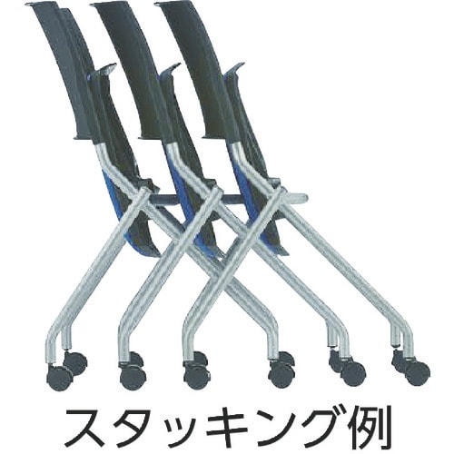 TOKIO ミーティングチェア(スタッキング) 布