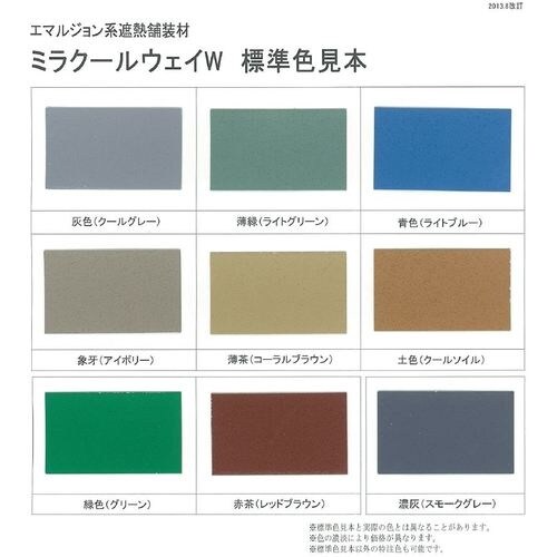 ミラクール アスファルト舗装用遮熱塗料ミラクールロ