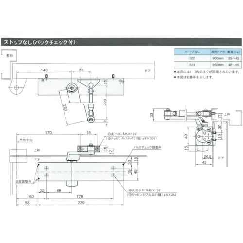 RYOBI ドアクローザ #20シリーズ S121