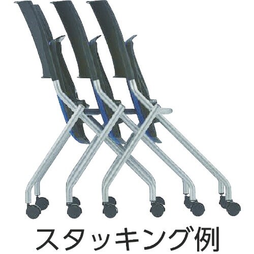 TOKIO ミーティングチェア(スタッキング) 布