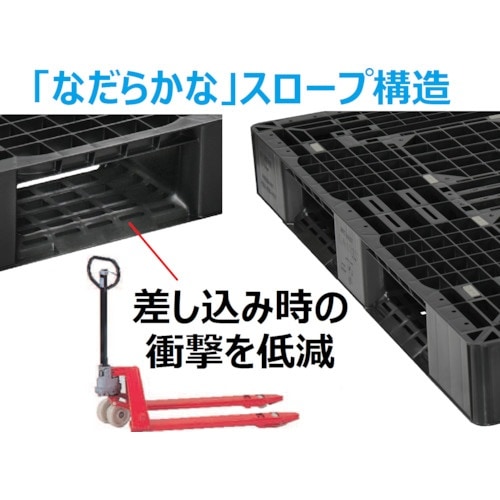 NPC プラスチックパレットLA−1212RR 片