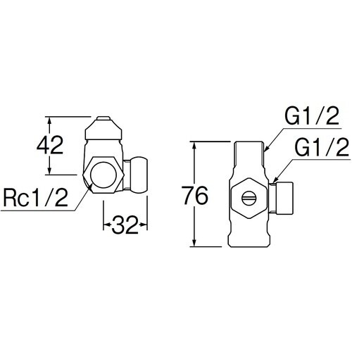 SANEI D式分岐バルブ