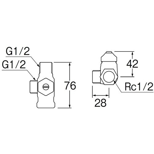 SANEI D式分岐バルブ