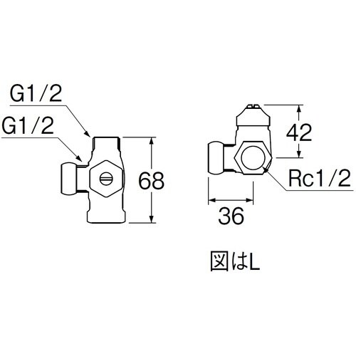 SANEI D式ストレート分岐バルブ
