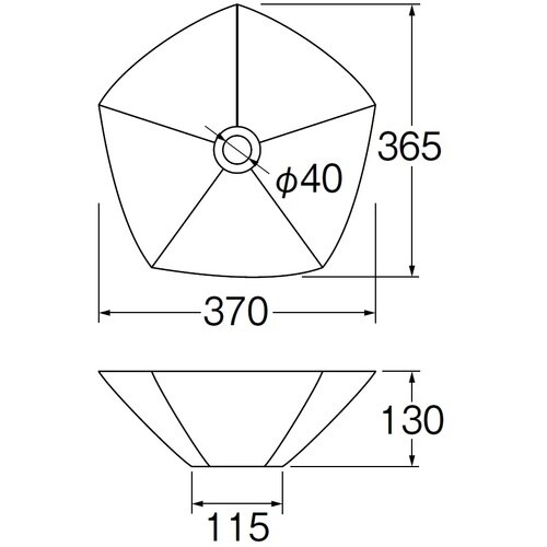SANEI 洗面器 信楽焼 白