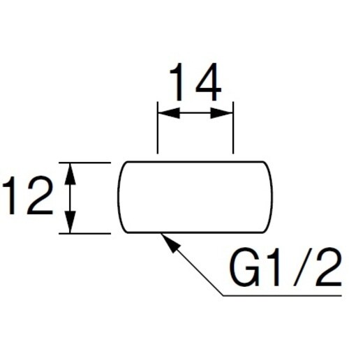 SANEI アングル止水栓用ナット