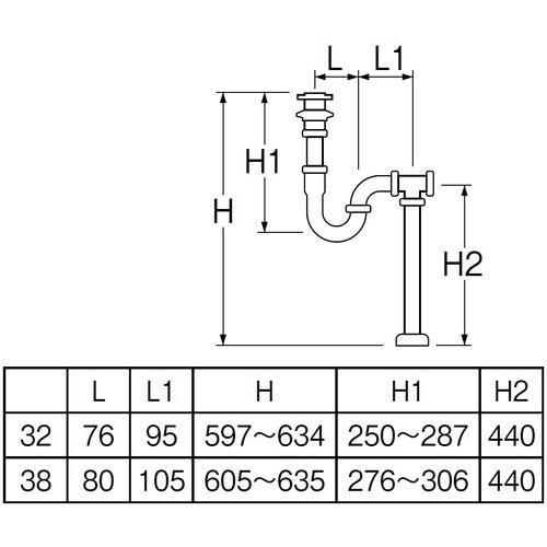 SANEI S・P兼用トラップ
