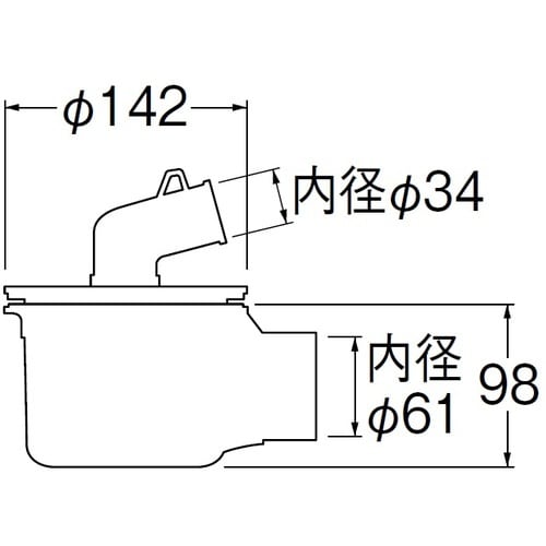 SANEI 洗濯機排水トラップ