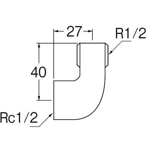 SANEI ステンレスストリートエルボ