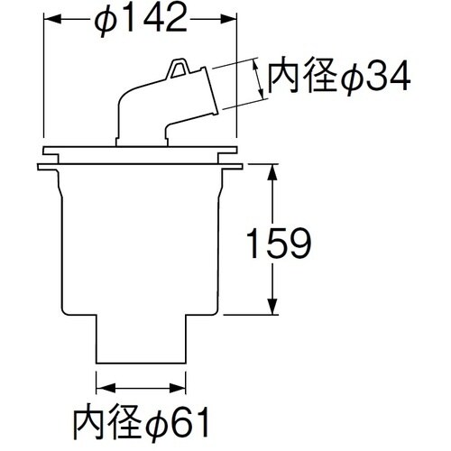 SANEI 洗濯機排水トラップ