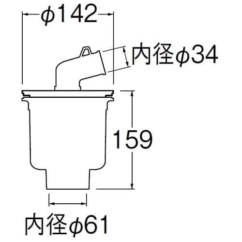 SANEI 洗濯機排水トラップ