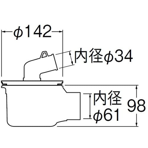 SANEI 洗濯機排水トラップ