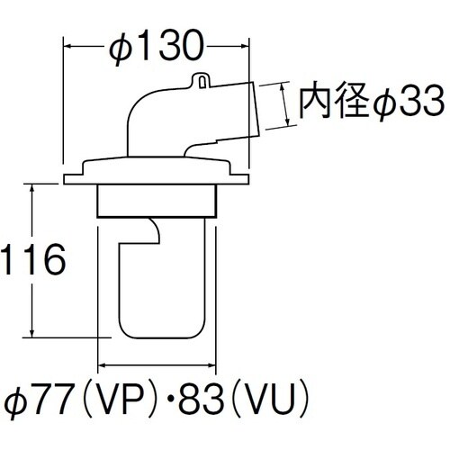 SANEI 洗濯機排水トラップ
