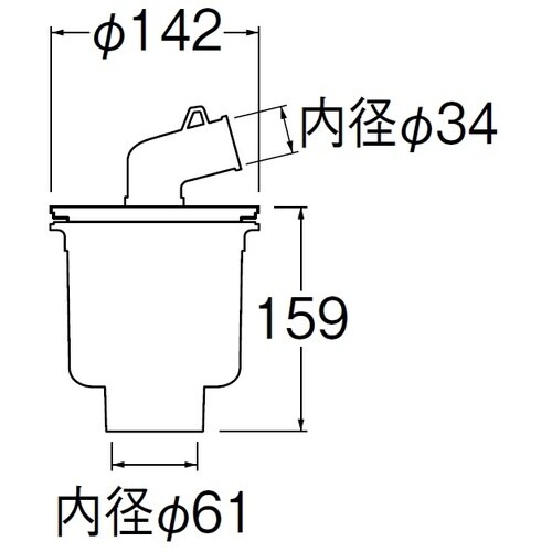 SANEI 洗濯機排水トラップ