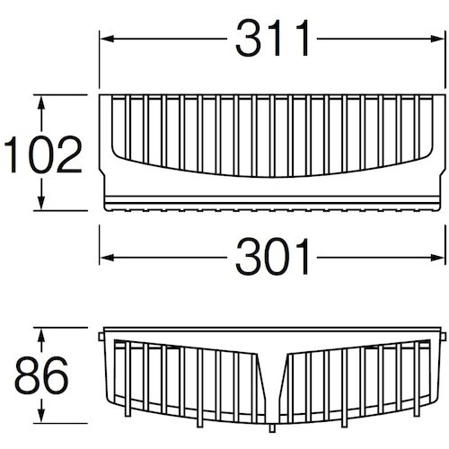 SANEI 洗濯機パン用カバー