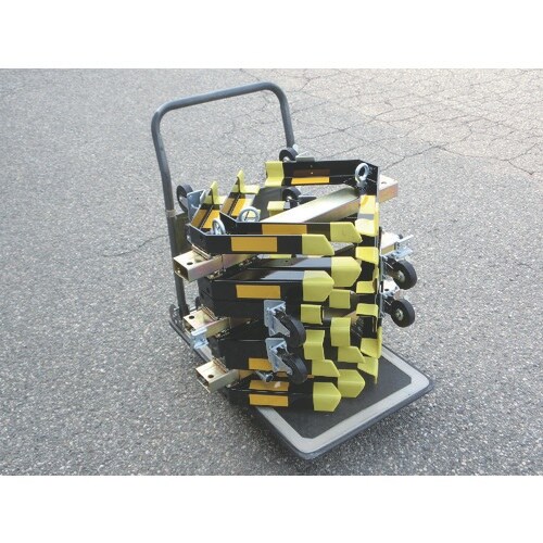 グリーンクロス 安全柵 可搬式車両阻止アングル J