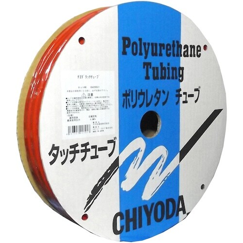 チヨダ タッチチューブTP 8mm/100m 赤
