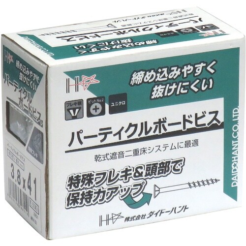 DAIDOHANT パーティクルボードビス 3.8