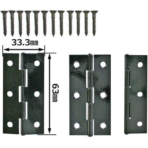 WAKI 薄口カラー丁番 VE‐035 64mm
