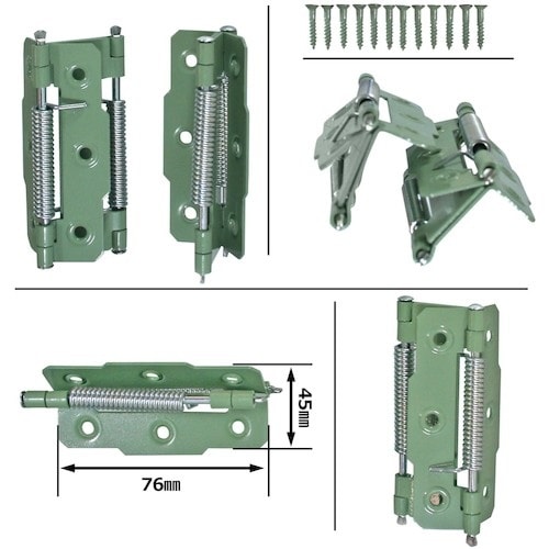 WAKI バネ丁番両開 VF‐111 75mm