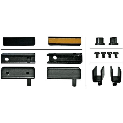 WAKI ガラス丁番 VF‐127 5mm 黒