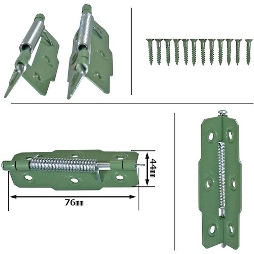 WAKI バネ丁番片開 VF‐109 75mm