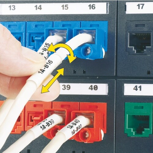 PANDUIT レーザープリンタ用回転ラベル 白