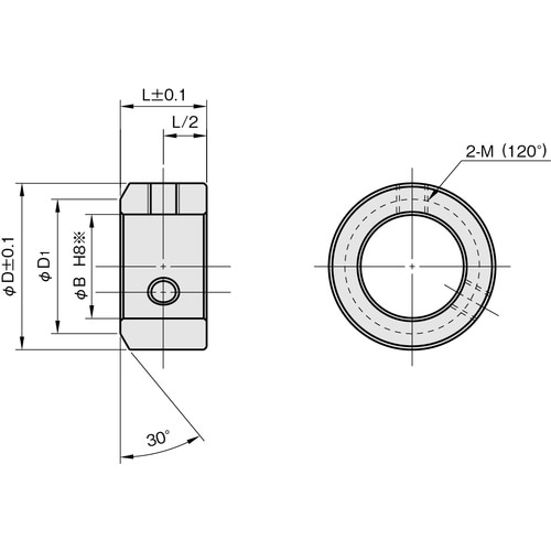 IWATA セットカラー ノーマル SUS304
