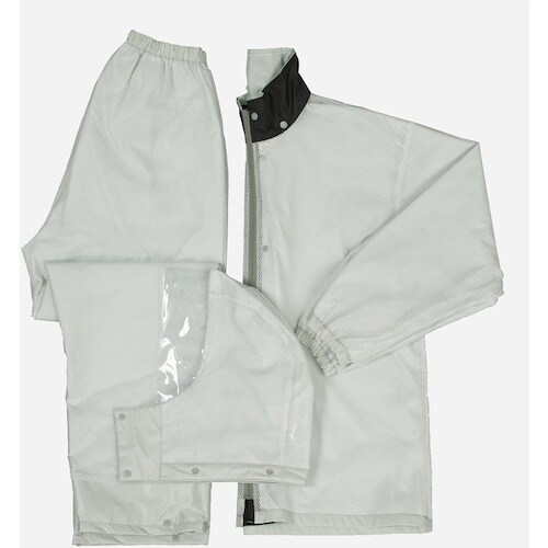 カジメイク ディフェンドレインスーツ シルバー 4