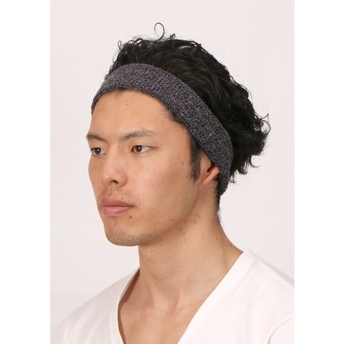 カジメイク 6551 ヘアーバンド 杢グレー フリ