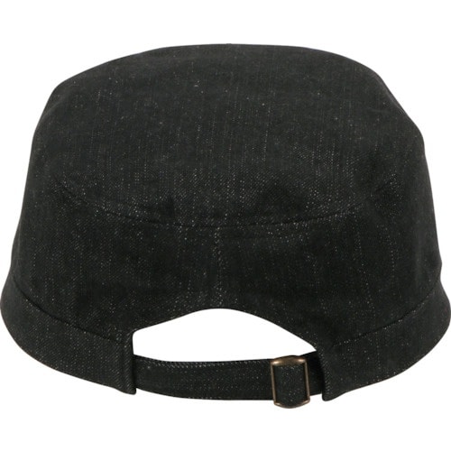 カジメイク 6508 デニムワークキャップ ブラッ