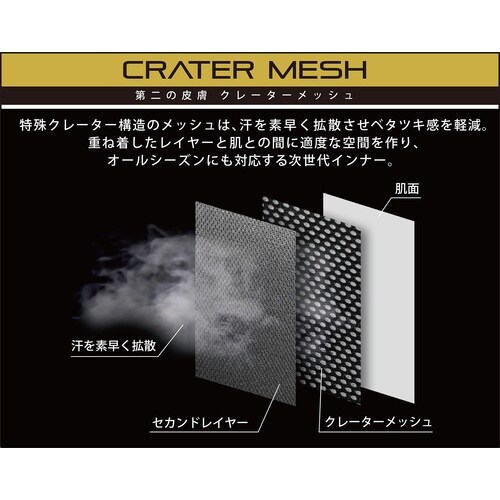 カジメイク 8825 クレーターメッシュパンツ7分