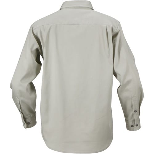 カジメイク 6802 TC長袖シャツ アイスホワイ