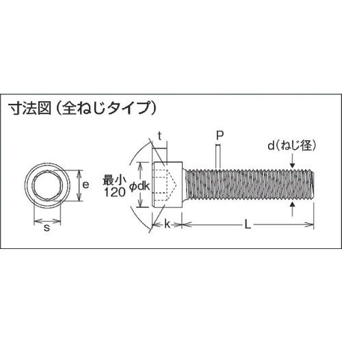 コノエ 六角穴付ボルト三価白M5×18 (200本