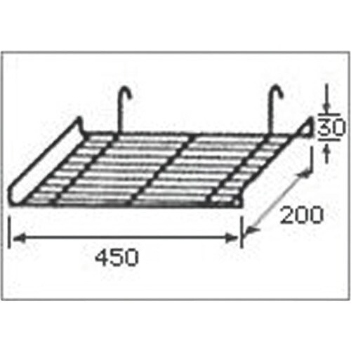 WAKI ワイド引掛けカゴ 大 白