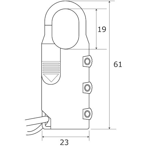 WAKI ワイヤーロック IB−028 1200M