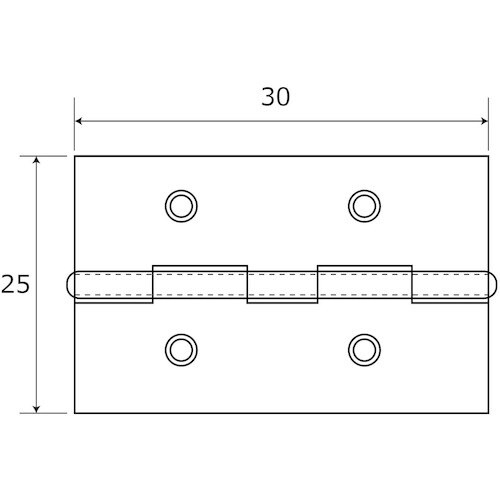 WAKI PCストップ丁番 IF‐097 30mm