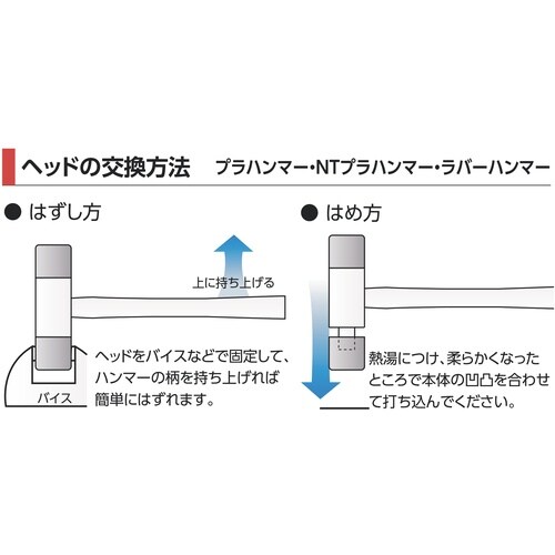 OH NTプラハンマー替#1用 シングルパック(1