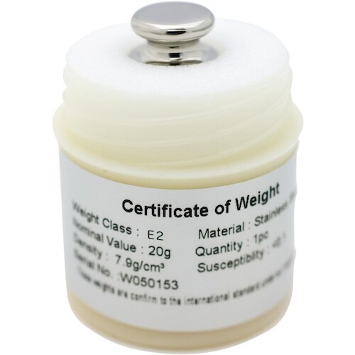 A&D 校正用分銅 OIML型円筒分銅 E2級 2