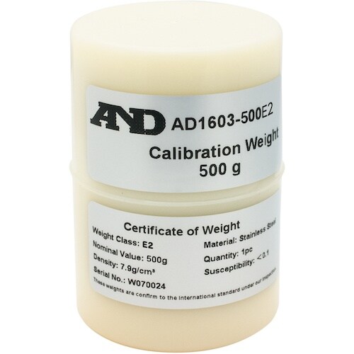 A&D 校正用分銅 OIML型円筒分銅 E2級 5