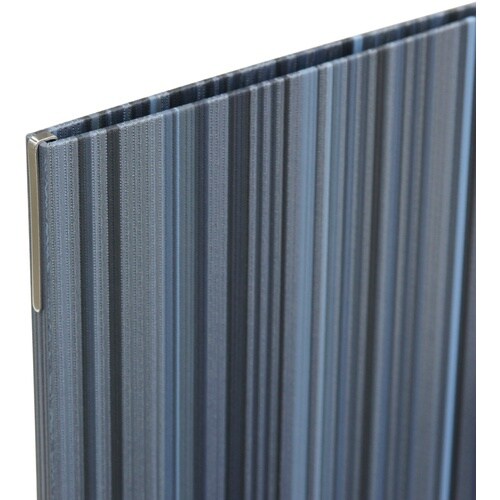 OP メニューファイル レザー調 A4 4頁 青