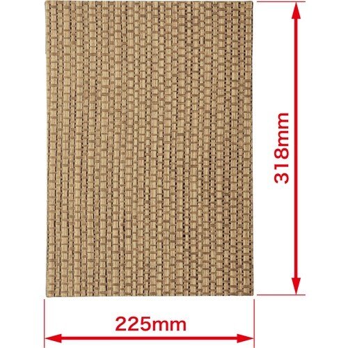 OP メニューファイル レザー調 A4 4頁